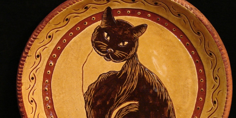 cat motif by Kulina Folk Art