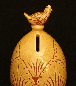 Tree of Life with Bird redware bank