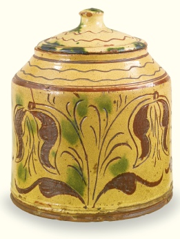 Redware Jar (1830-1840), Esmerian Collection at Sotheby Auction, January 25, 2014