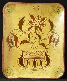 Platter by Garine Arakelian of Kulina Folk Art, Private Collection