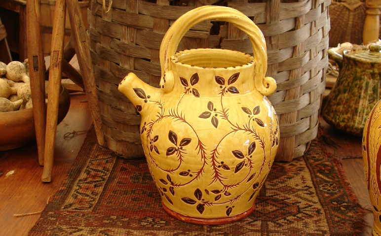 French inspired redware by Kulina Folk Art