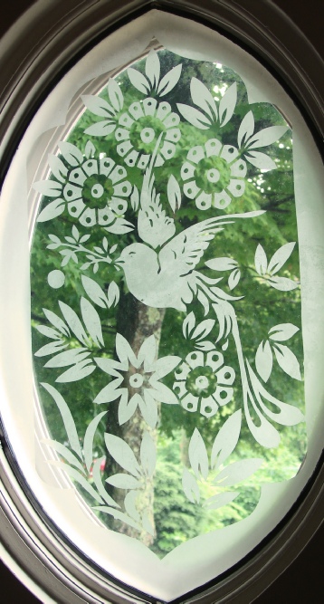custom etched glass